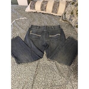 Cinch Men's Relaxed Fit Straight Leg Medium Wash Gold Label Jeans MB56638001 EUC